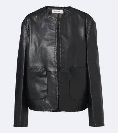 ROHE RÓHE LEATHER JACKET