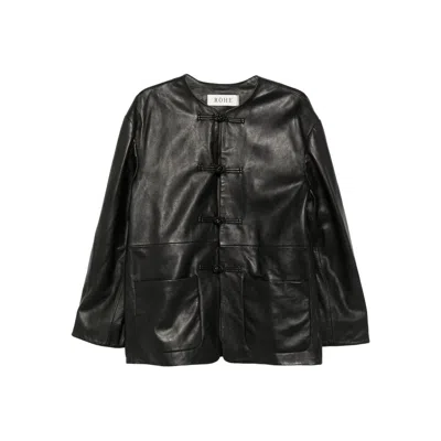 ROHE ROHE LEATHER OUTERWEARS