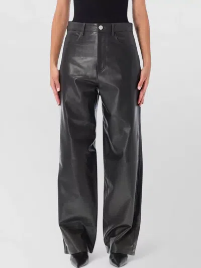 Rohe Leather Wide-leg Trousers