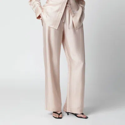 Rohe Silk Wide-leg Pants In Pink