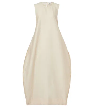 Rohe Linen And Silk-blend Maxi Dress In White