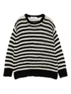 Rohe Striped Linen-blend Sweater In Neutral