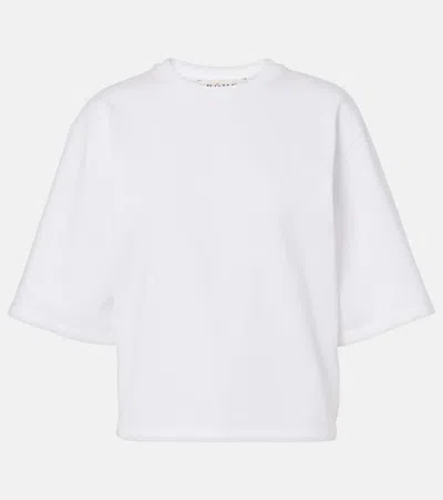 Rohe Róhe Logo Cotton Jersey T-shirt In White