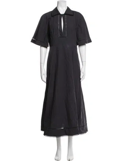 Pre-owned Rohe Long Dress In Black