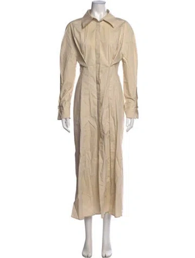 Pre-owned Rohe Long Dress In Neutral
