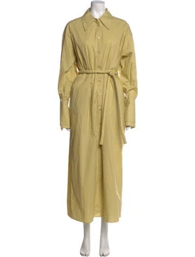 Pre-owned Rohe Long Dress In Yellow