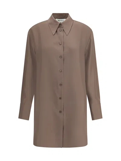 ROHE LONG SILK SHIRT