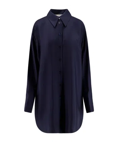 Rohe Long Silk Shirt In Black