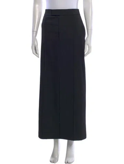Pre-owned Rohe Long Skirt In Black