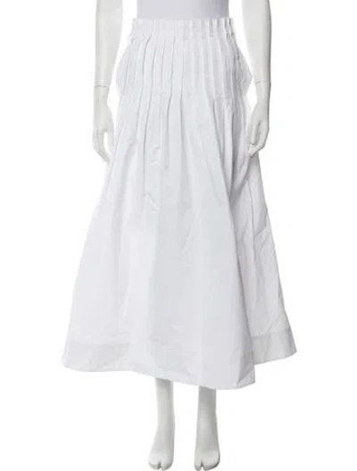 Pre-owned Rohe Long Skirt In White