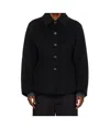 Rohe Sculptural Double-faced Wool Jacket Black In Black
