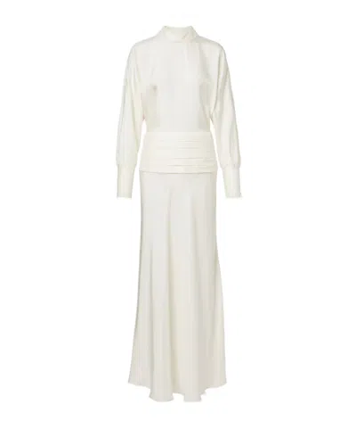 Rohe Long Sleeve Dress In White