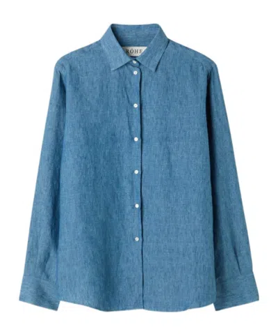 ROHE RÓHE LONG SLEEVE BUTTONED SHIRT