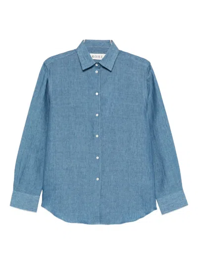 Rohe Long-sleeve Shirt In Blue