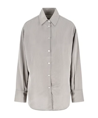 ROHE RHE LONG SLEEVE STRIPED SHIRT