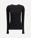 Rohe Long-sleeved Sweater In Black