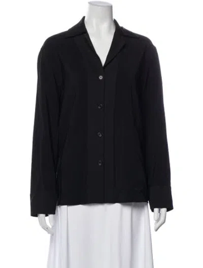 Pre-owned Rohe Long Sleeve Top In Blue