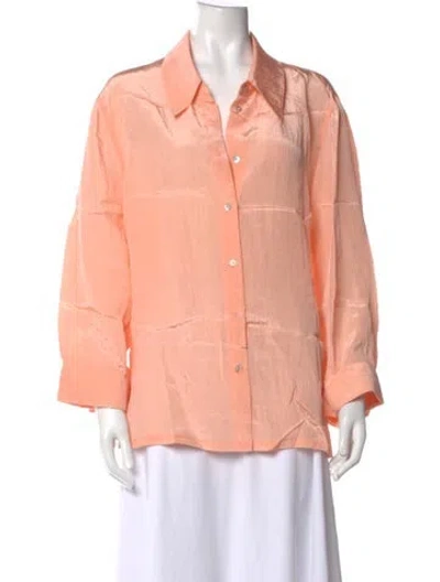 Pre-owned Rohe Long Sleeve Top In Pink