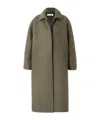 Rohe Leandra Alpaca-blend Coat In Green