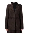 Rohe Long-sleeved Suit Jacket In Brown