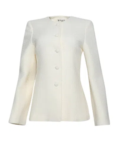 Rohe Long-sleeve Blazer In White