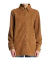 Rohe Collared Jacket Long Sleeves Side Pockets In Brown