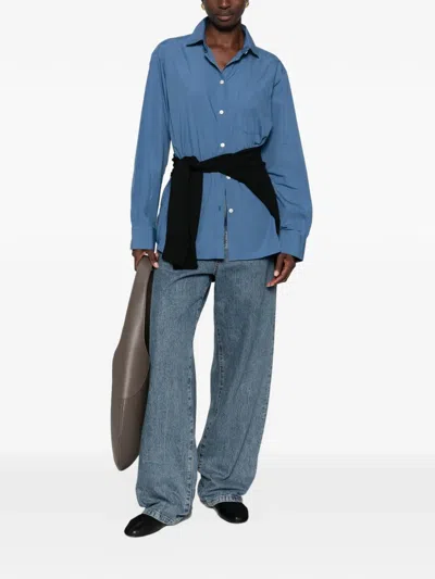 Rohe Long-sleeve Shirt In Blue