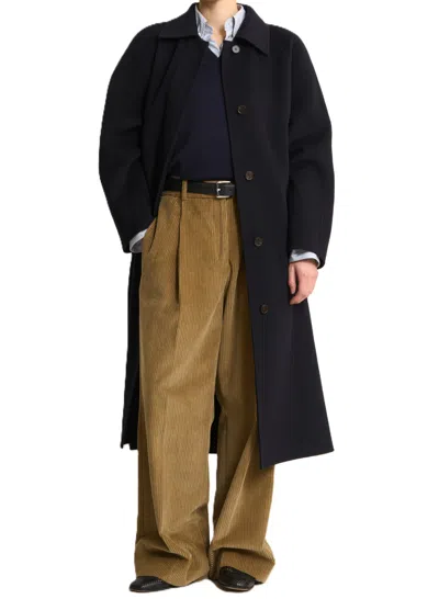 Rohe Long-sleeved Coat In Black
