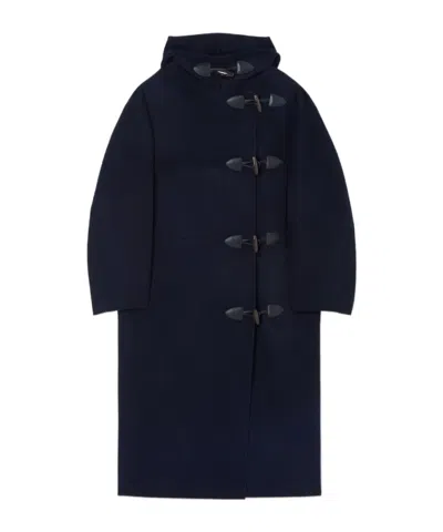 Rohe Long-sleeved Coat In Blue