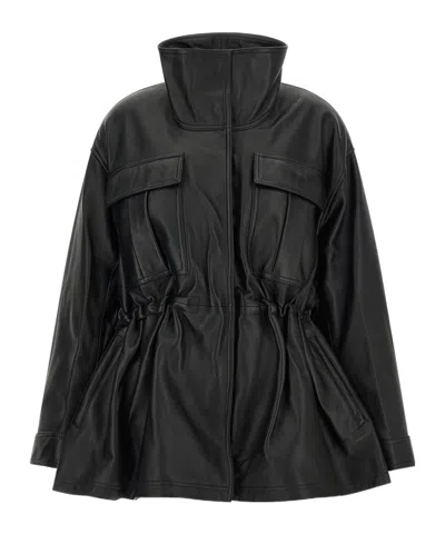ROHE LONG-SLEEVED LEATHER JACKET