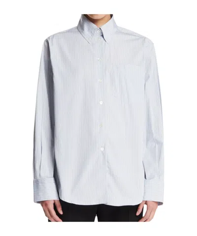 Rohe Long-sleeved Shirt In Blue