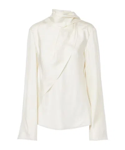 Rohe Long-sleeved Shirt In Neutral