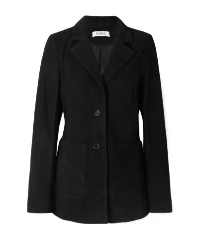 Rohe Long-sleeved Suit Jacket In Black