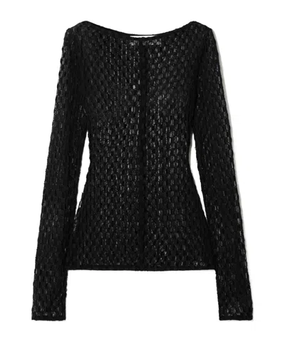Rohe Long-sleeved Top In Black
