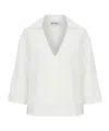 Rohe Wingtip-collar Top In White