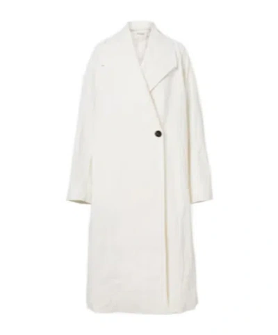 Rohe Long-sleeved Trench Coat In White