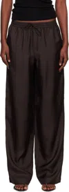 Rohe Loose Casual Pants In Brown