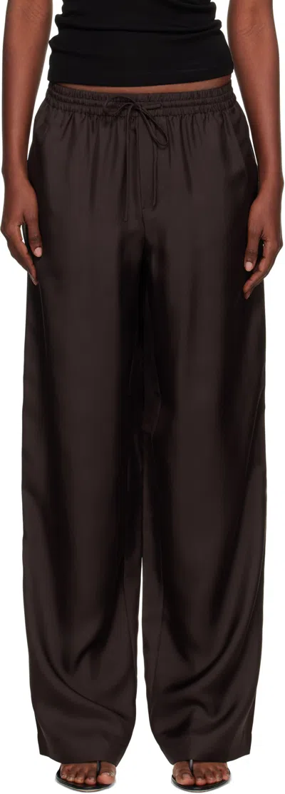 Rohe Loose Casual Pants In Brown