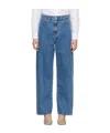 Rohe Low-rise Wide-leg Jeans In Blue