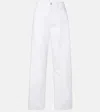 Rohe Low-rise Wide-leg Jeans In White
