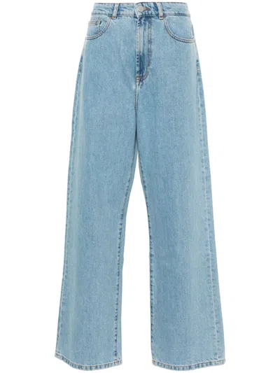 ROHE LOW-WAIST WIDE-LEG JEANS