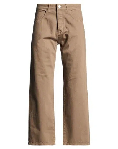 Rohe Róhe Man Pants Khaki Size 31 Cotton In Brown