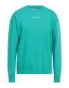 Rohe Róhe Man Sweatshirt Emerald Green Size L Cotton, Polyester In Green