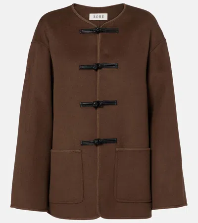 ROHE RÓHE MANDARIN WOOL JACKET