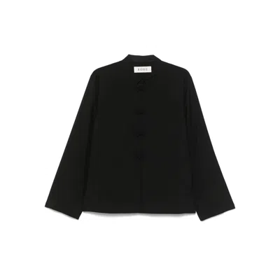 Rohe Mandarin-closure Jacket In Black