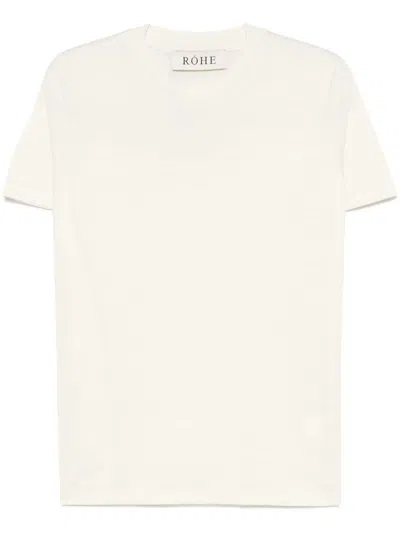 Rohe Mélange T-shirt In Neutrals