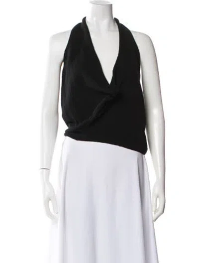 Pre-owned Rohe Merino Wool Cowl Neck Sweater In Black