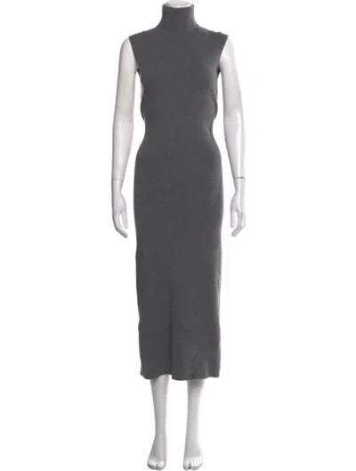 Pre-owned Rohe Merino Wool Midi Length Dress W/ Tags In Grey