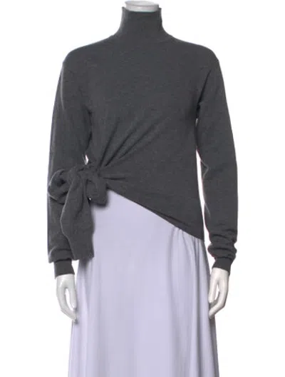 Pre-owned Rohe Merino Wool Turtleneck Sweater In Grey