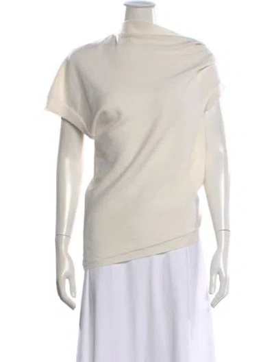 Pre-owned Rohe Merino Wool Turtleneck Sweater In Neutral